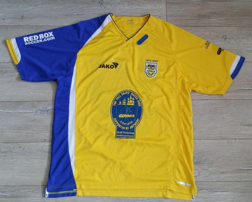 maillot arka gdynia domicile 2009 pas cher