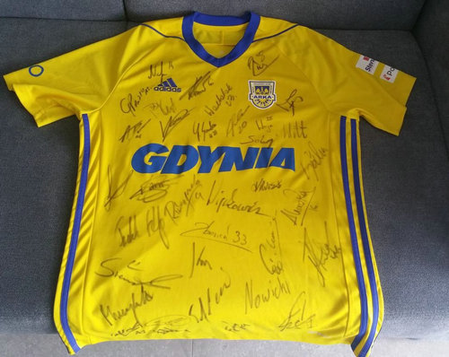 maillot arka gdynia réplique 2017-2018 pas cher