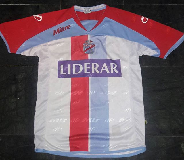 maillot arsenal de sarandí exterieur 2007 rétro