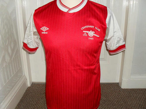 maillot arsenal fc domicile 1985-1986 rétro