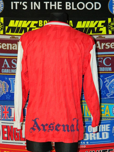 maillot arsenal fc domicile 1994 rétro