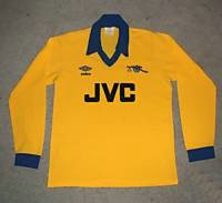 maillot arsenal fc exterieur 1981-1982 rétro