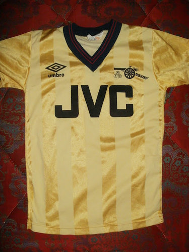 maillot arsenal fc exterieur 1983-1985 rétro