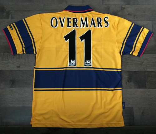 maillot arsenal fc exterieur 1997-1998 rétro maillot arsenal fc exterieur 1997-1998 rétro