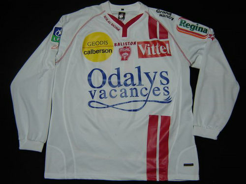 maillot as nancy lorraine domicile 2006-2007 pas cher