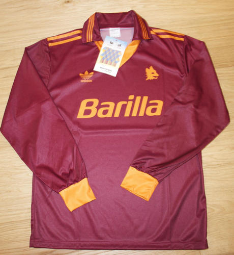 maillot as rome domicile 1992-1993 pas cher