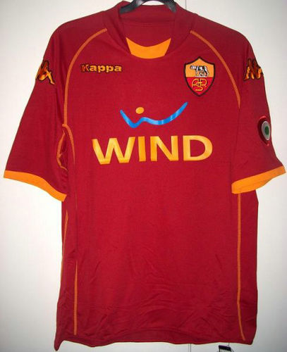 maillot as rome domicile 2008-2009 pas cher