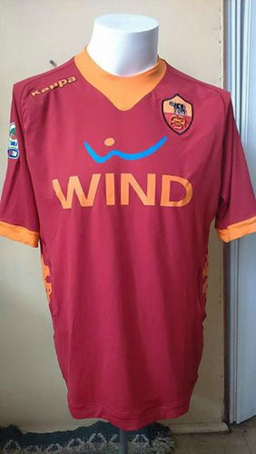 maillot as rome domicile 2011-2012 rétro