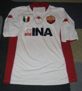 maillot as rome exterieur 2001-2002 rétro