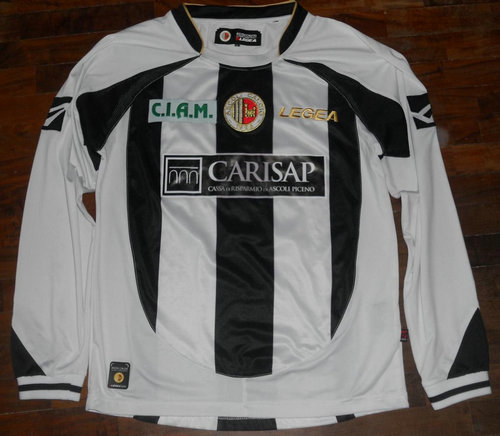 maillot ascoli domicile 2010-2011 rétro