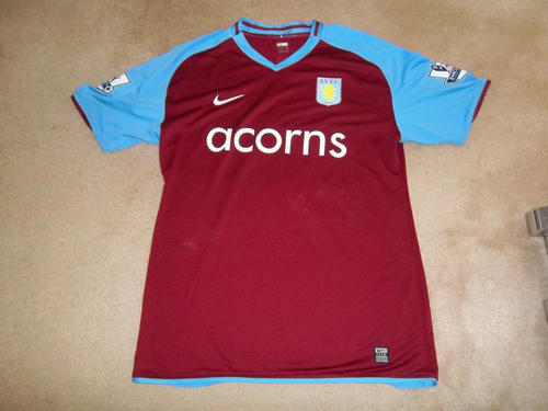 maillot aston villa domicile 2008-2009 pas cher