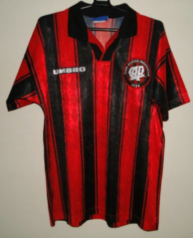 maillot athletico paranaense domicile 1997-1998 rétro