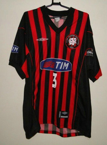 maillot athletico paranaense domicile 2000 rétro