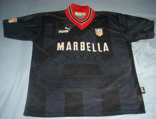 maillot atlético de madrid exterieur 1995-1996 rétro
