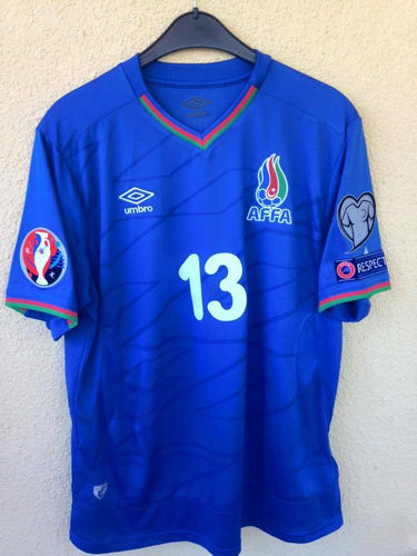 maillot azerbaïdjan exterieur 2014-2017 pas cher