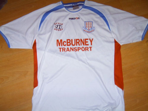 maillot ballymena united exterieur 2006-2007 rétro