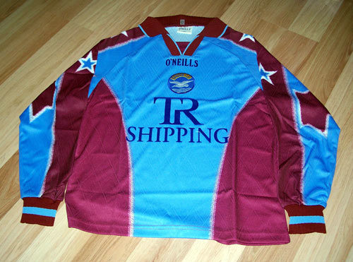 maillot bangor fc exterieur 2002-2003 rétro