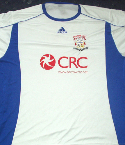 maillot barrow afc domicile 2003-2004 rétro