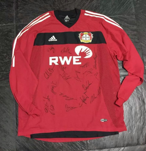 maillot bayer leverkusen domicile 2002-2004 rétro