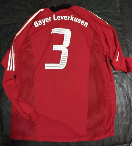 maillot bayer leverkusen domicile 2002-2004 rétro