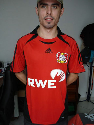 maillot bayer leverkusen domicile 2006-2007 rétro