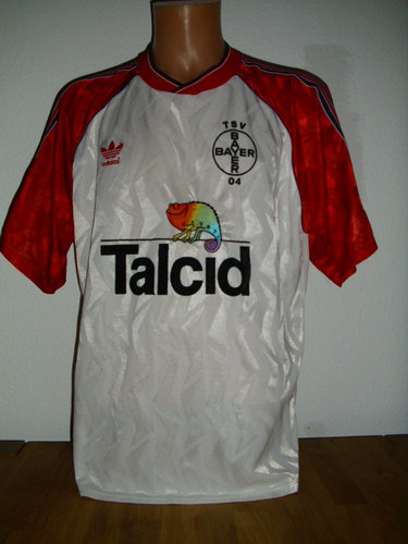 maillot bayer leverkusen exterieur 1992-1993 rétro