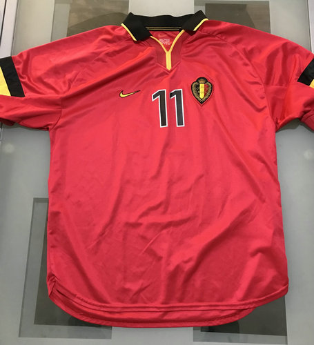 maillot belgique domicile 1998-2000 pas cher