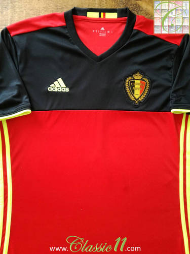 maillot belgique domicile 2016-2017 pas cher