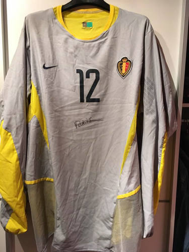maillot belgique gardien 2002-2004 rétro