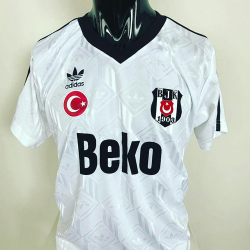 maillot beşiktaş jk domicile 1990-1991 rétro