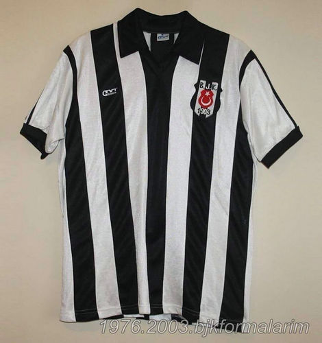 maillot beşiktaş jk exterieur 1976-1977 rétro