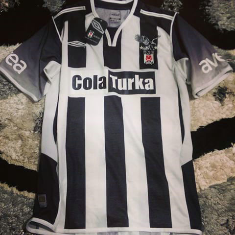 maillot beşiktaş jk exterieur 2005-2006 rétro