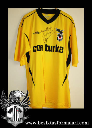 maillot beşiktaş jk gardien 2007-2008 rétro