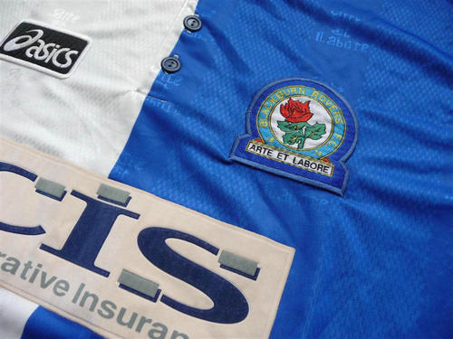 maillot blackburn rovers fc domicile 1996-1998 pas cher