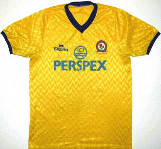 maillot blackburn rovers fc exterieur 1989-1990 rétro