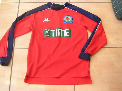 maillot blackburn rovers fc gardien 2001-2002 rétro