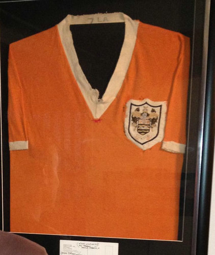 maillot blackpool fc domicile 1956-1957 rétro