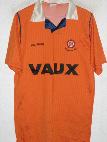 maillot blackpool fc domicile 1990-1991 pas cher