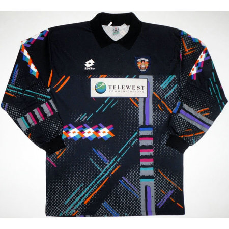 maillot blackpool fc gardien 1997-1998 rétro