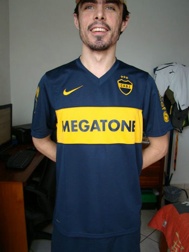 maillot boca juniors domicile 2008 rétro