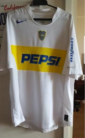 maillot boca juniors exterieur 2004 rétro