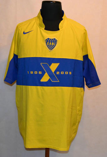 maillot boca juniors exterieur 2005 rétro