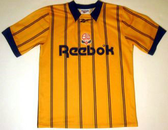 maillot bolton wanderers third 1994-1996 rétro