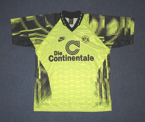 maillot borussia dortmund domicile 1992-1993 rétro