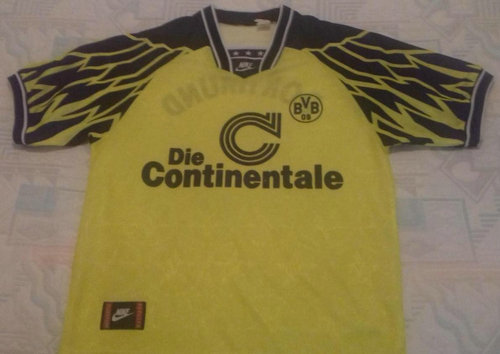 maillot borussia dortmund domicile 1994-1995 rétro