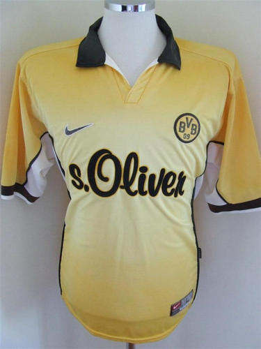 maillot borussia dortmund domicile 1998-2000 rétro