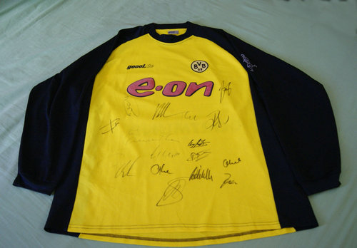 maillot borussia dortmund domicile 2001-2002 rétro