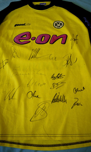 maillot borussia dortmund domicile 2001-2002 rétro