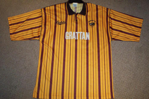 maillot bradford city afc domicile 1990-1991 pas cher