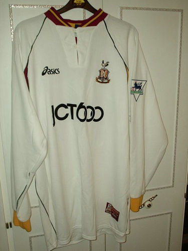 maillot bradford city afc exterieur 1999-2001 rétro